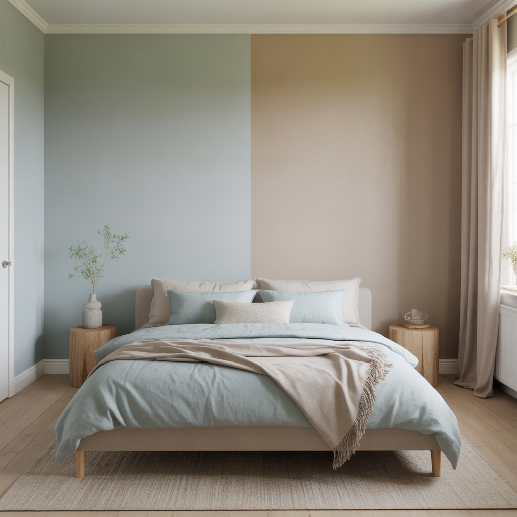 8.Vilka kulorer fungerar bast i ett sovrum for avslappning